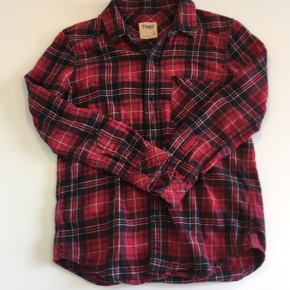 Aritzia TNA Flannel button down